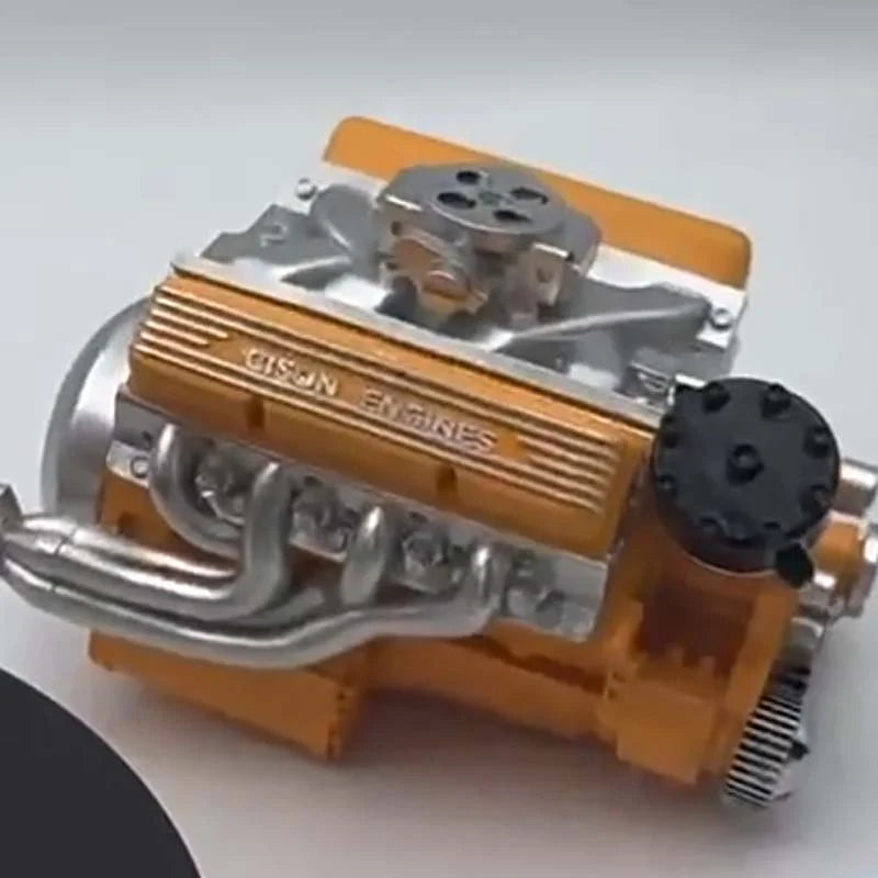 V8 Engine Model Kit Realistic Photo Assembly Guide