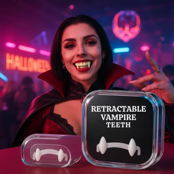 Vampire Fangs Retractable Trim-To-Fit Reusable