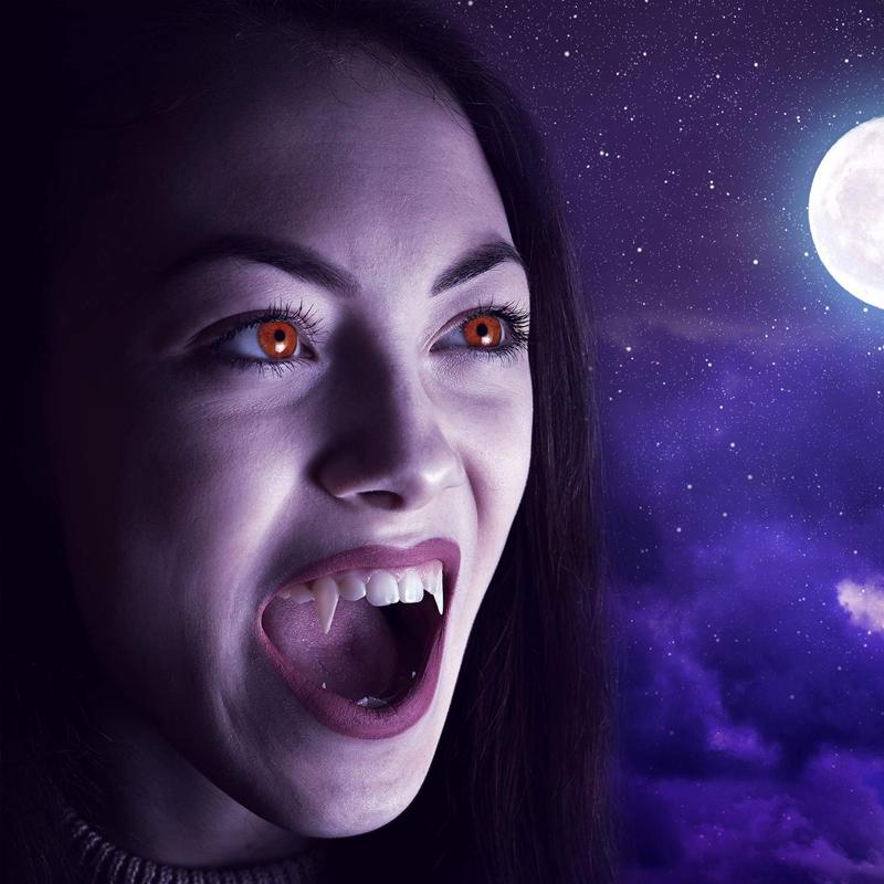 Vampire Fangs Silicone Reusable BPA-Free