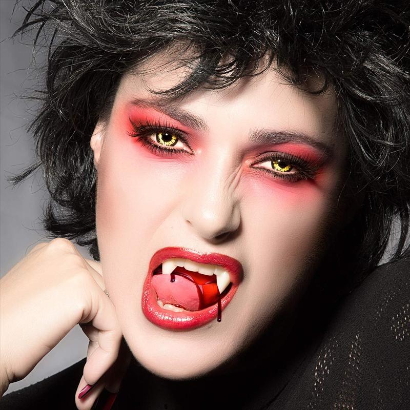 Vampire Fangs Silicone Reusable BPA-Free