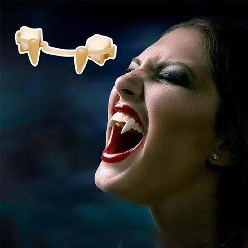 Vampire Fangs Silicone Reusable BPA-Free