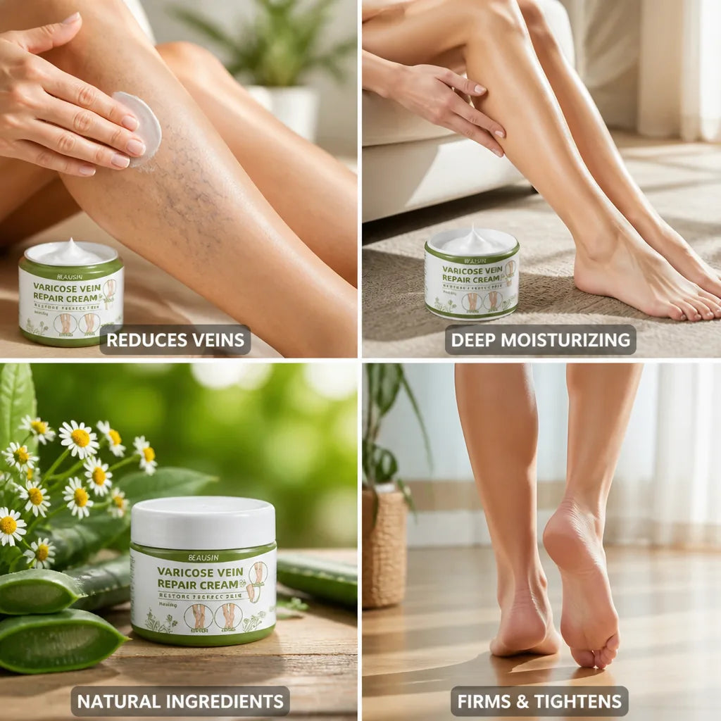 Varicose Vein Cream Reduces Spider Veins Natural & Moisturizing
