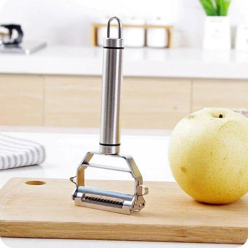 Vegetable Peeler Dual Blade Julienne Stainless Steel Dishwasher-Safe