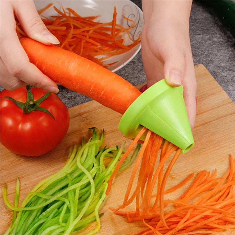 Vegetable Peeler Spiral Julienne Stainless Steel Blade