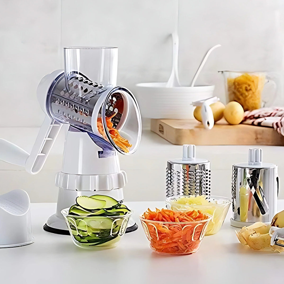 Vegetable Slicer Hand Guard Dishwasher-Safe Detachable Parts