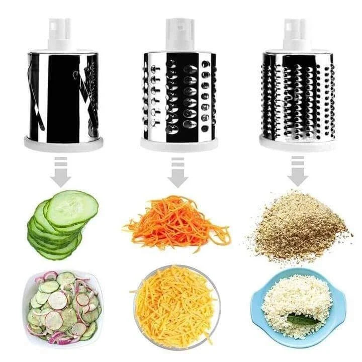 Vegetable Slicer Stainless Steel Blades Compact & Safe