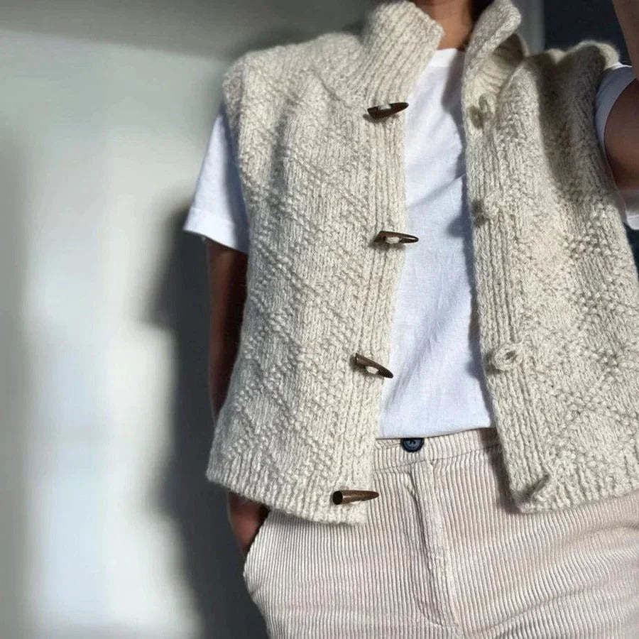 Vest Structured Sleeveless No Logo