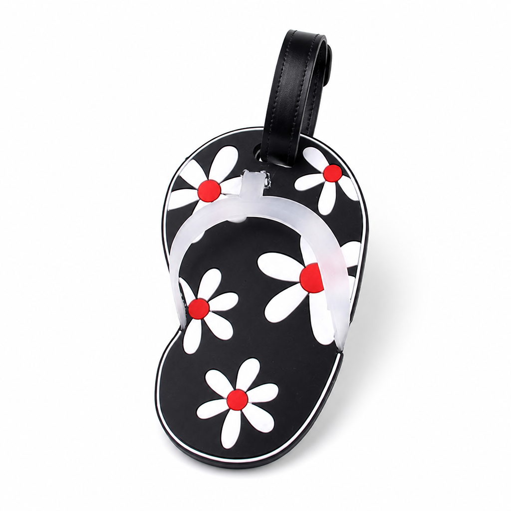 Vibrant Floral ID Luggage Tag