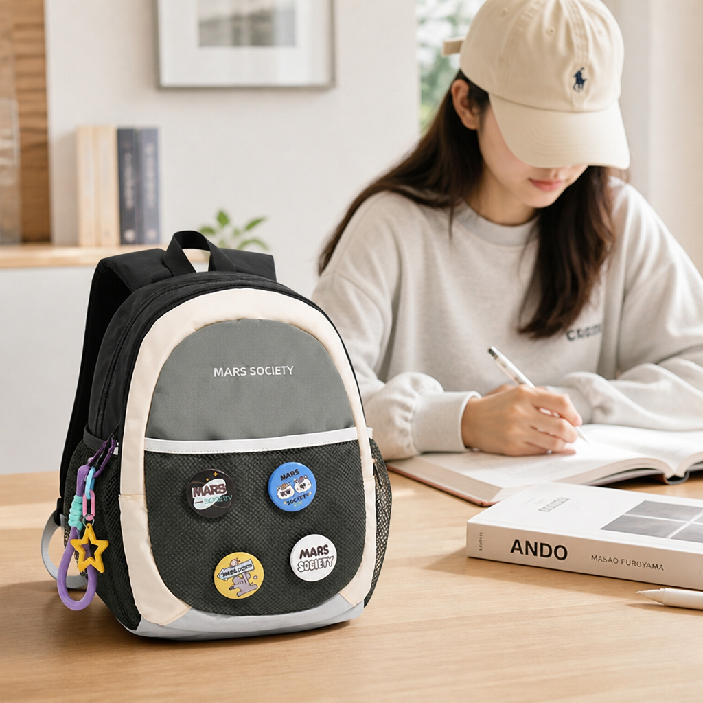 Vibrant Graphic School Backpack (Ergonomic Padded Straps)