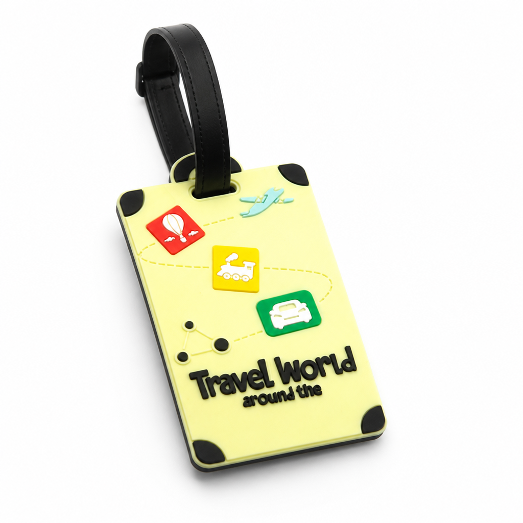 Vibrant Print Clear ID Window Luggage Tag
