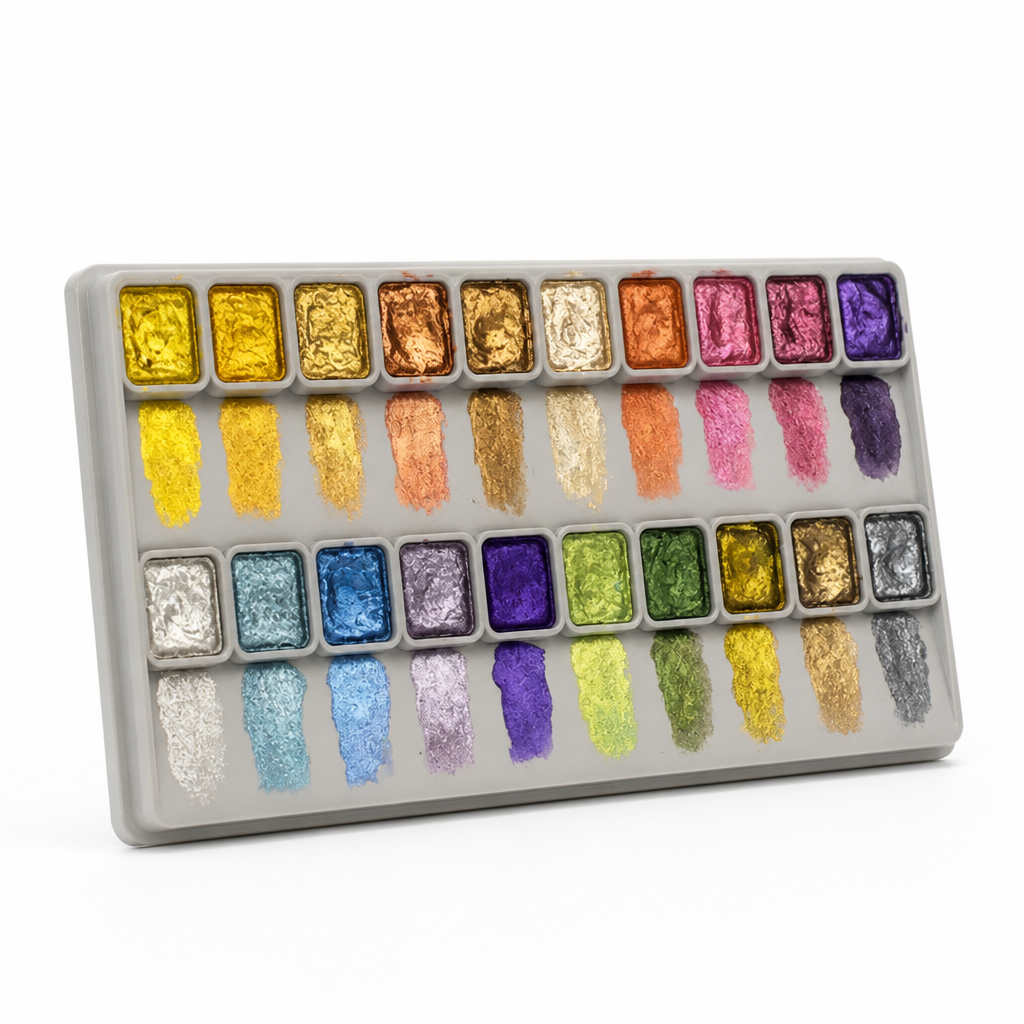 Vibrant Shimmer Pearl Pigment Set (60 Colors)