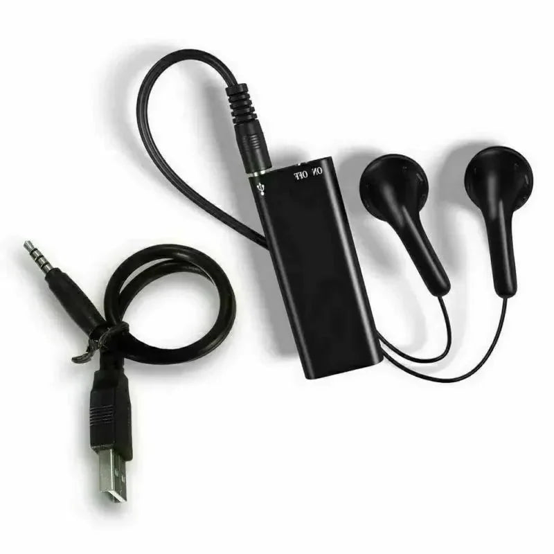 Voice Recorder Voice-Activated Built-In Magnet 13-Hour Battery