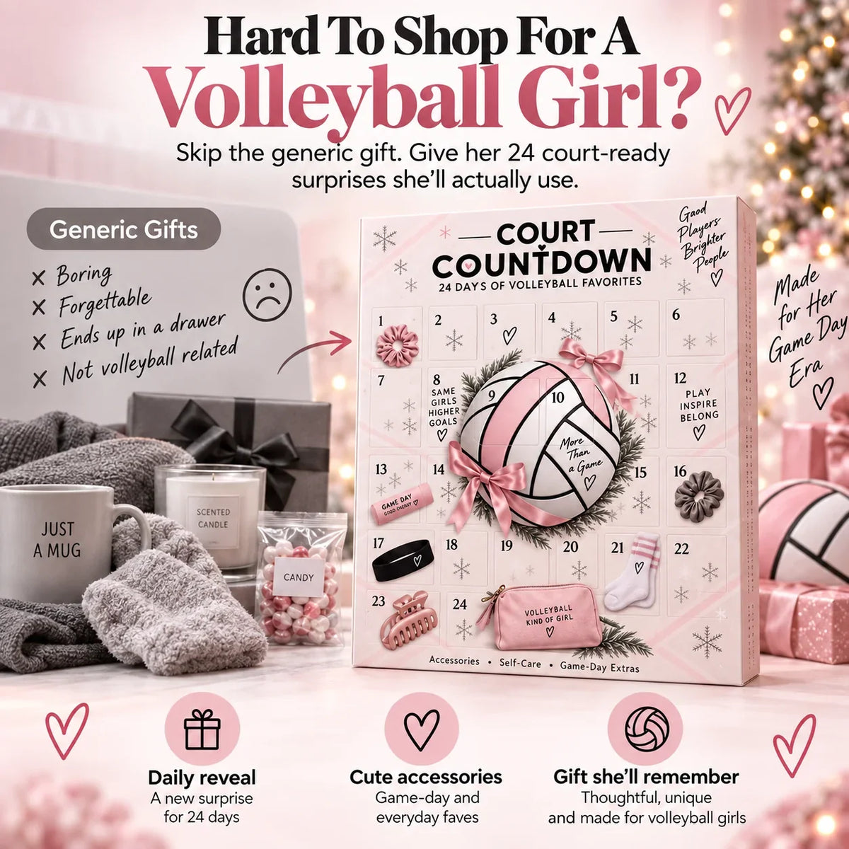 Volleyball Advent Calendar 24 Daily Volleyball-Themed Surprises