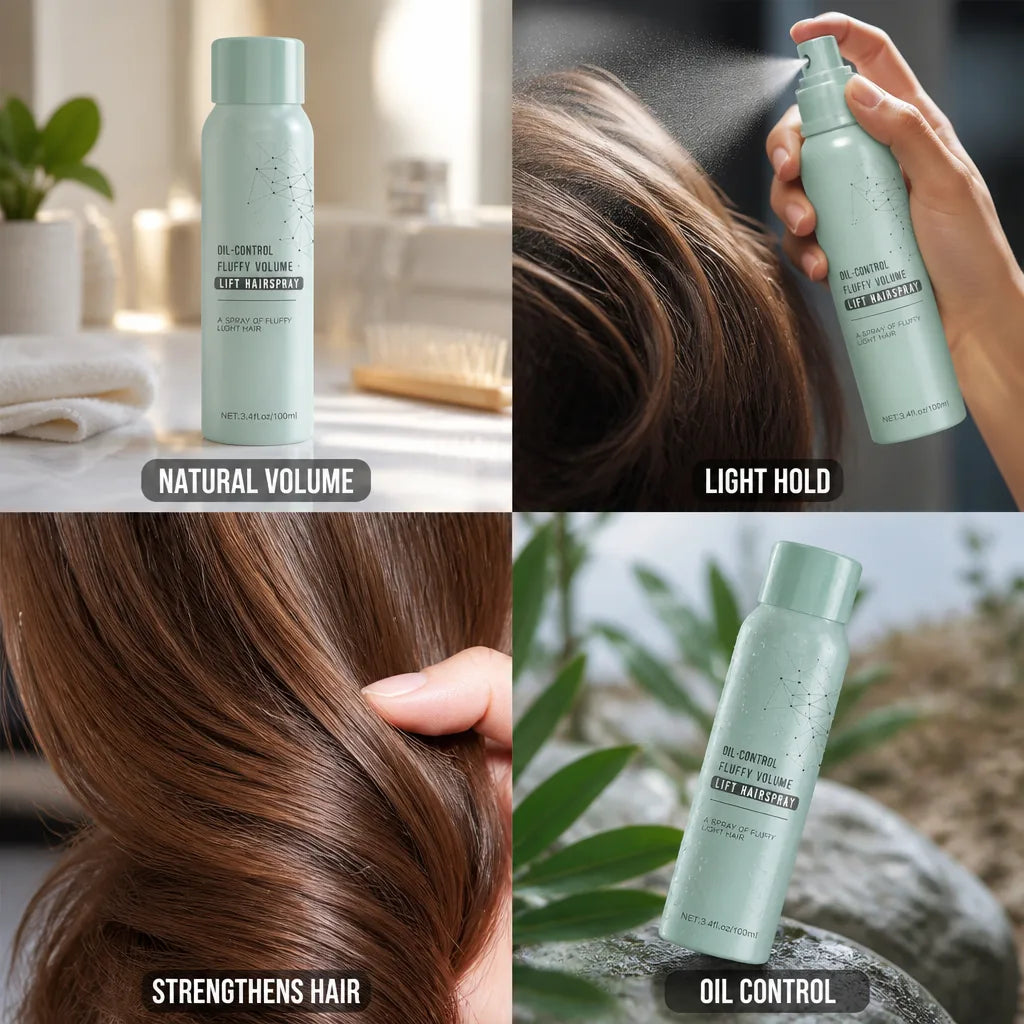 Volumizing Hair Spray Keratin Oil Control Non-Greasy 100 mL