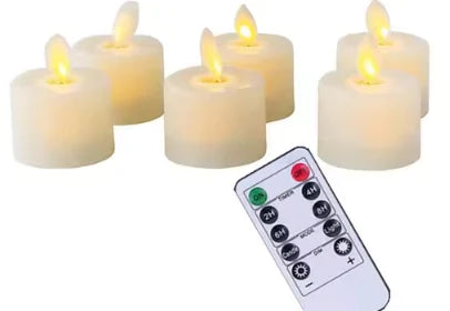 Votive Candles Flickering Warm White & Remote Control