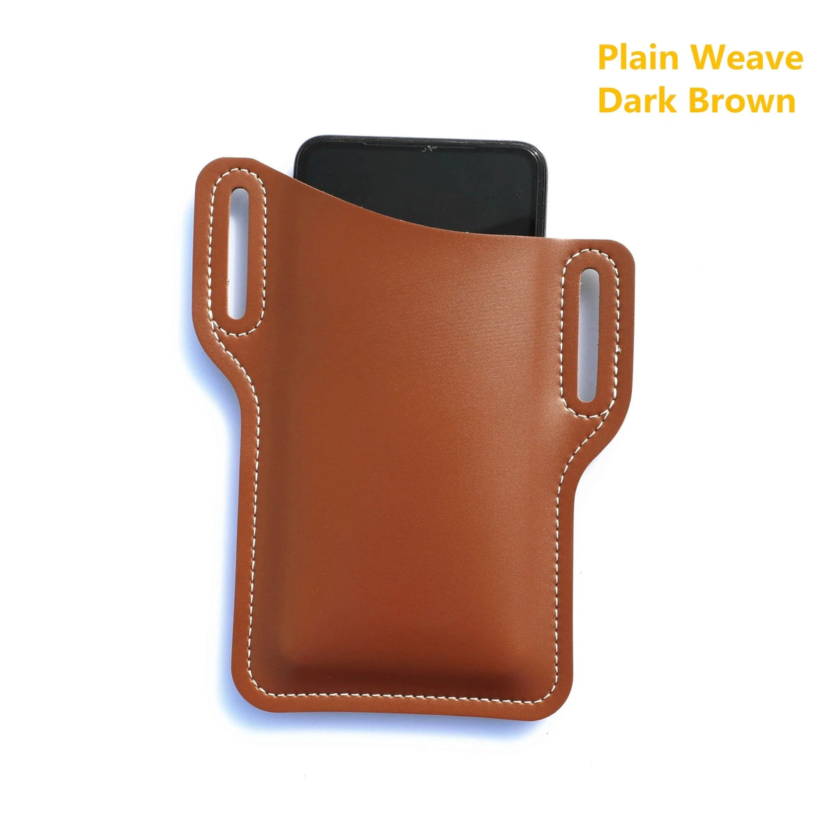 Waist Phone Holder PU Leather Hands-Free Carry
