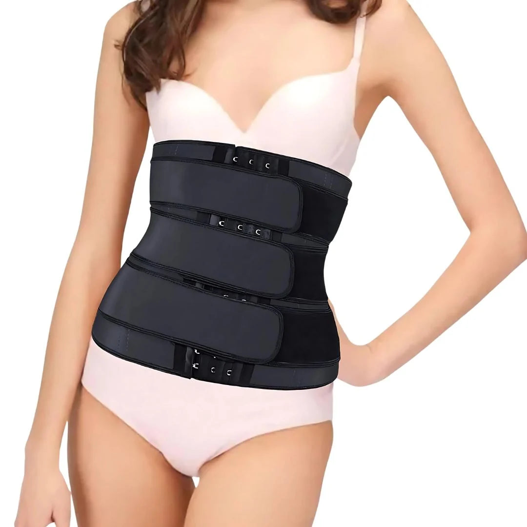 Waist Trainer Belt Triple Compression Breathable Neoprene Adjustable Fit