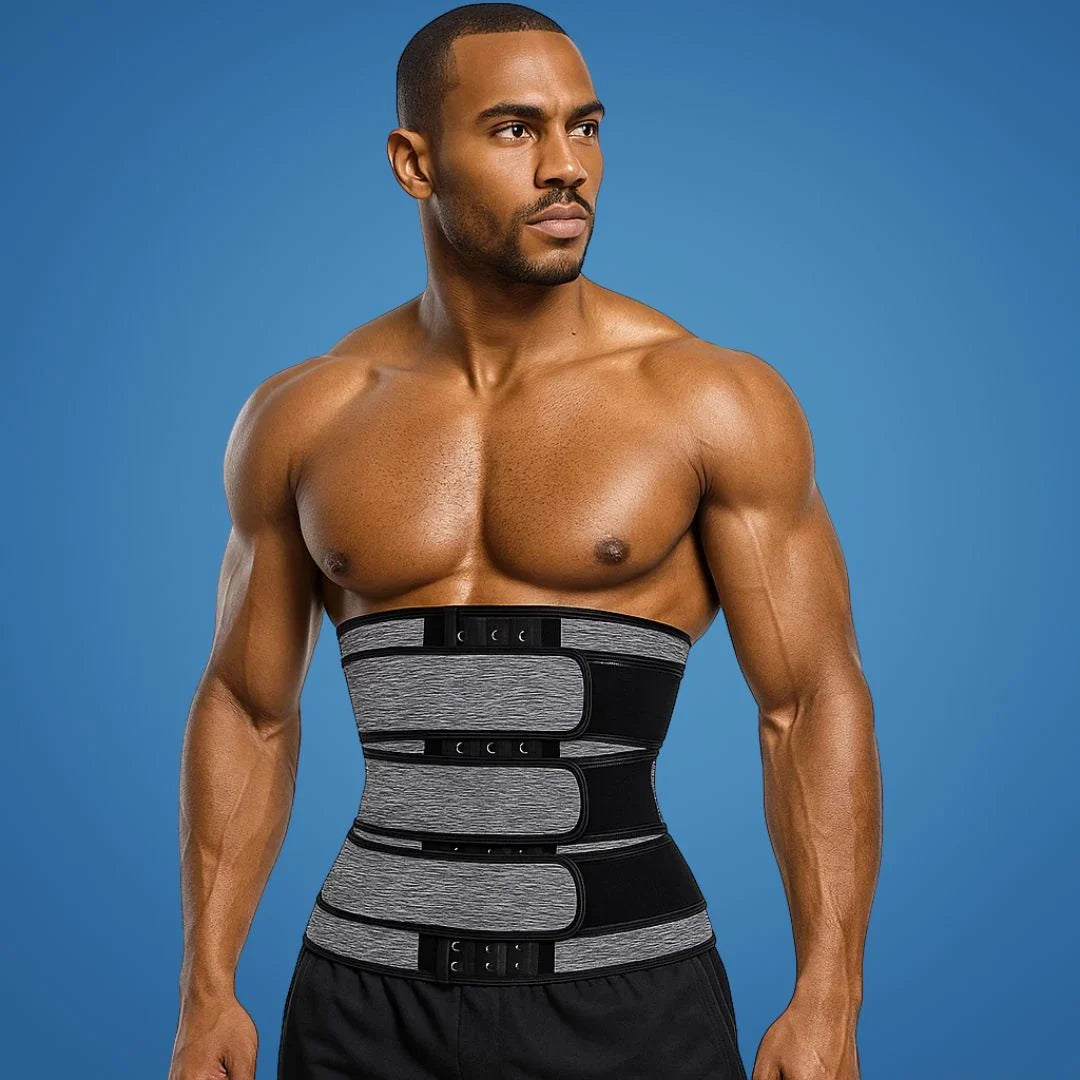 Waist Trainer Belt Triple Compression Breathable Neoprene Adjustable Fit