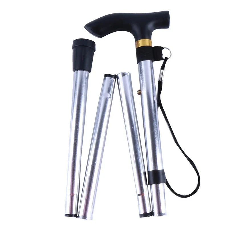 Walking Cane Lightweight Aluminum Adjustable Height & Foldable