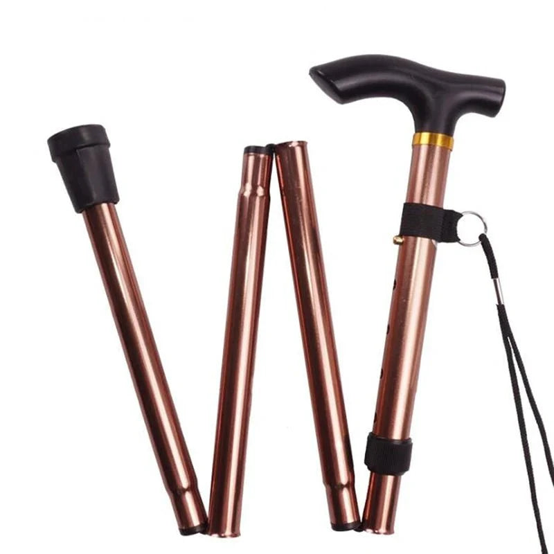 Walking Cane Lightweight Aluminum Adjustable Height & Foldable