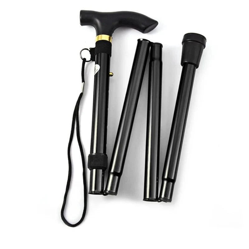 Walking Cane Lightweight Aluminum Adjustable Height & Foldable