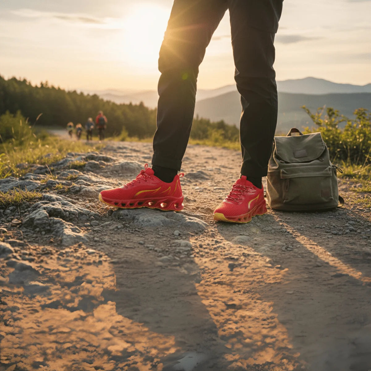 Walking Shoes Arch Support Shock-Absorbing Sole