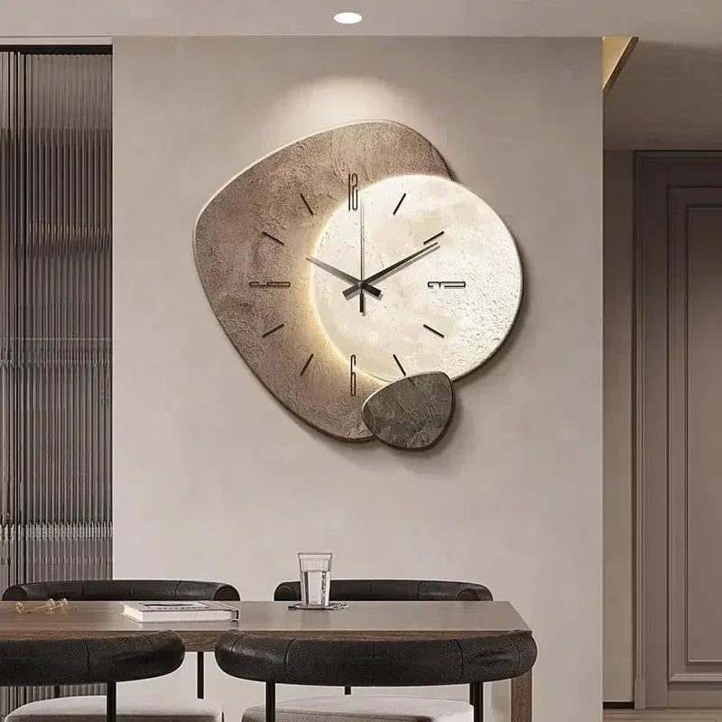 Wall Clock LED Backlight Acrylic Numerals Silent Sweep