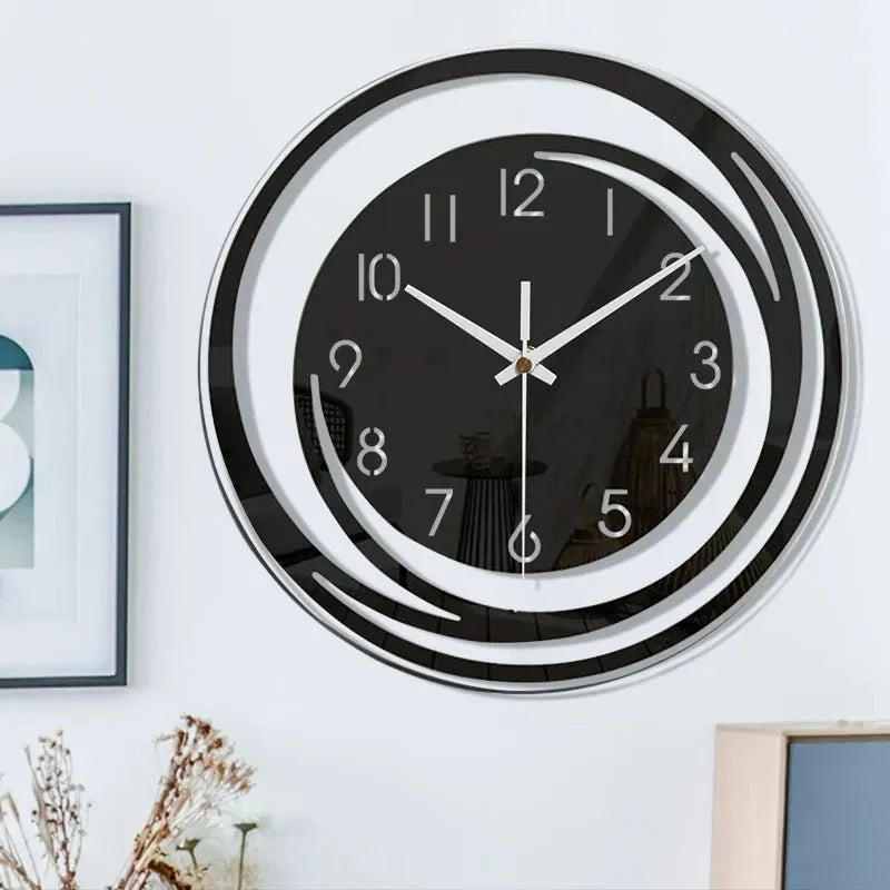 Wall Clock Silent Acrylic Minimalist Design