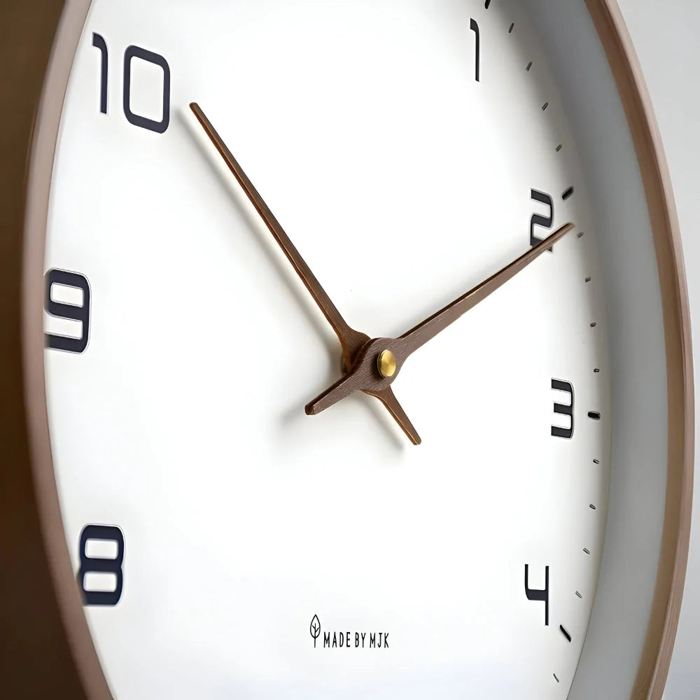 Wall Clock Silent Sweep Minimal Dial & Slim Profile