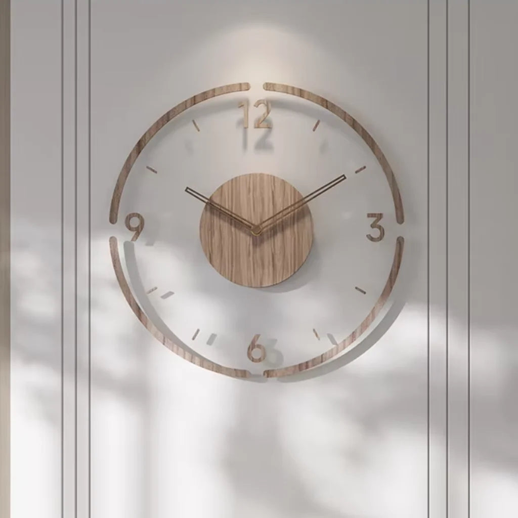 Wall Clock Vintage Numbered Dial Silent Movement