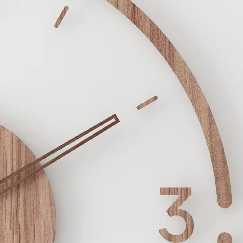 Wall Clock Vintage Numbered Dial Silent Movement