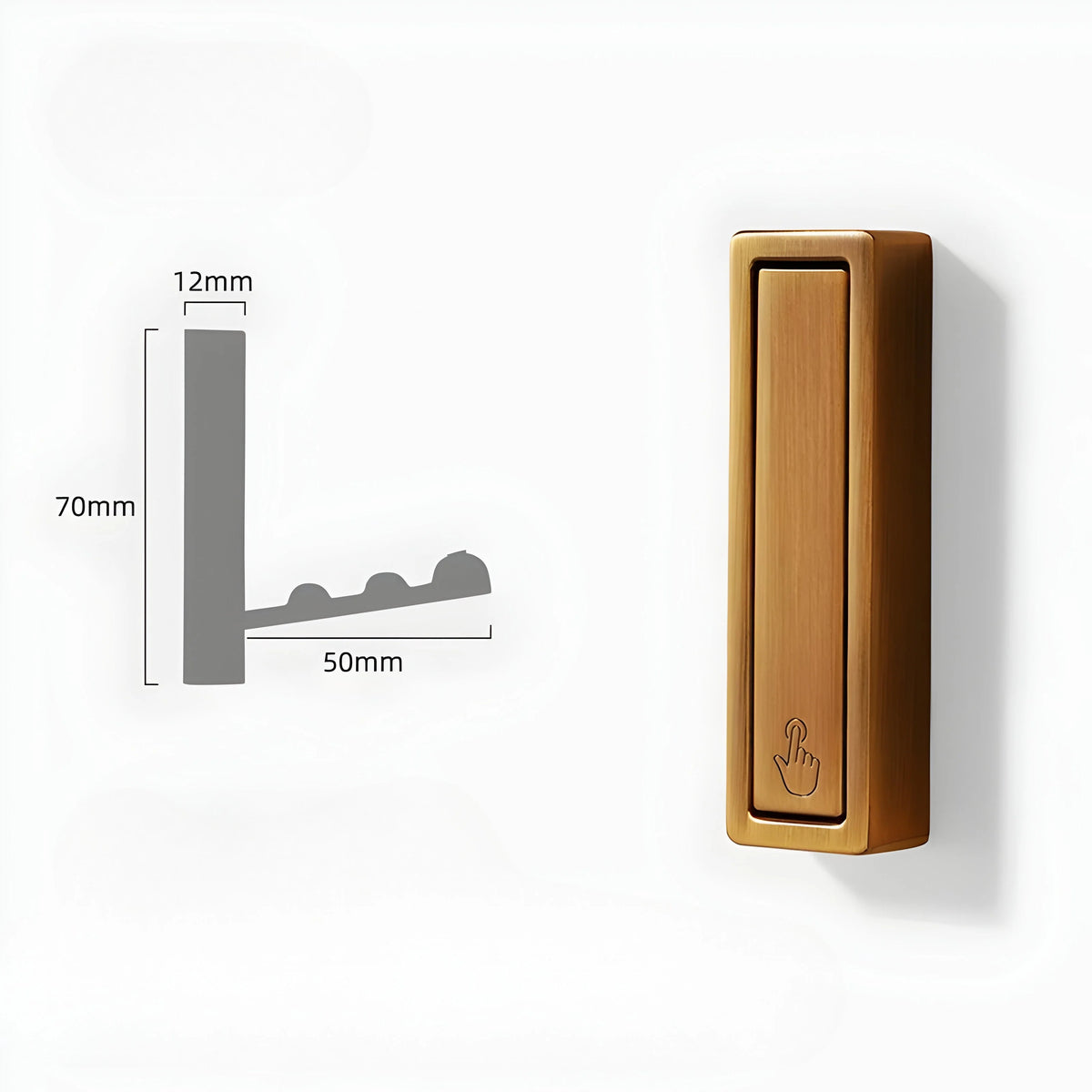 Wall Hook Foldable Aluminum Alloy Adhesive Mount