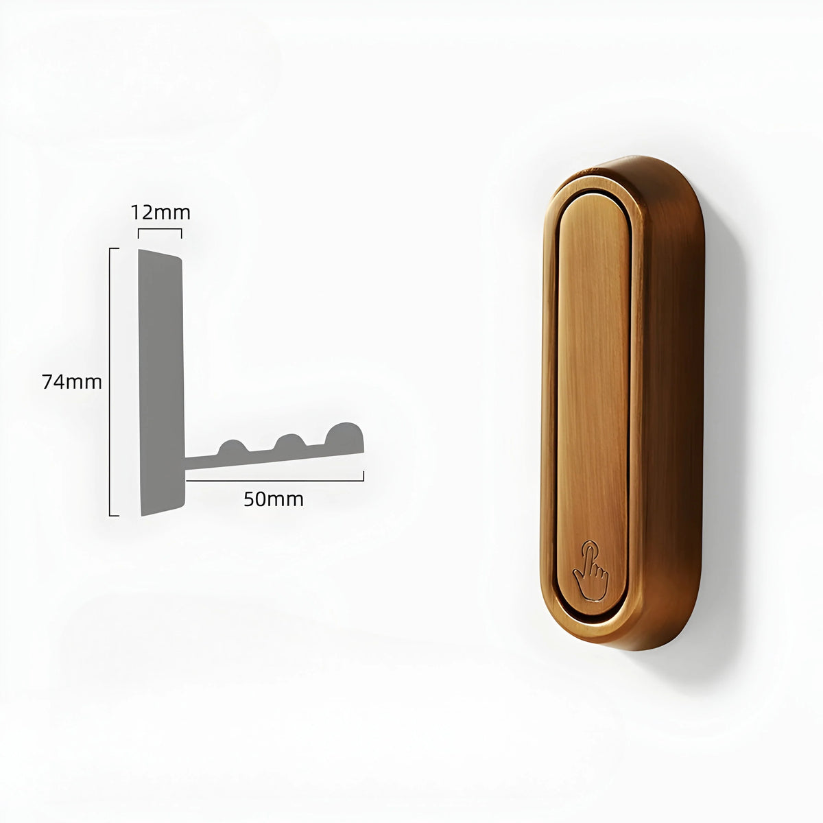 Wall Hook Foldable Aluminum Alloy Adhesive Mount