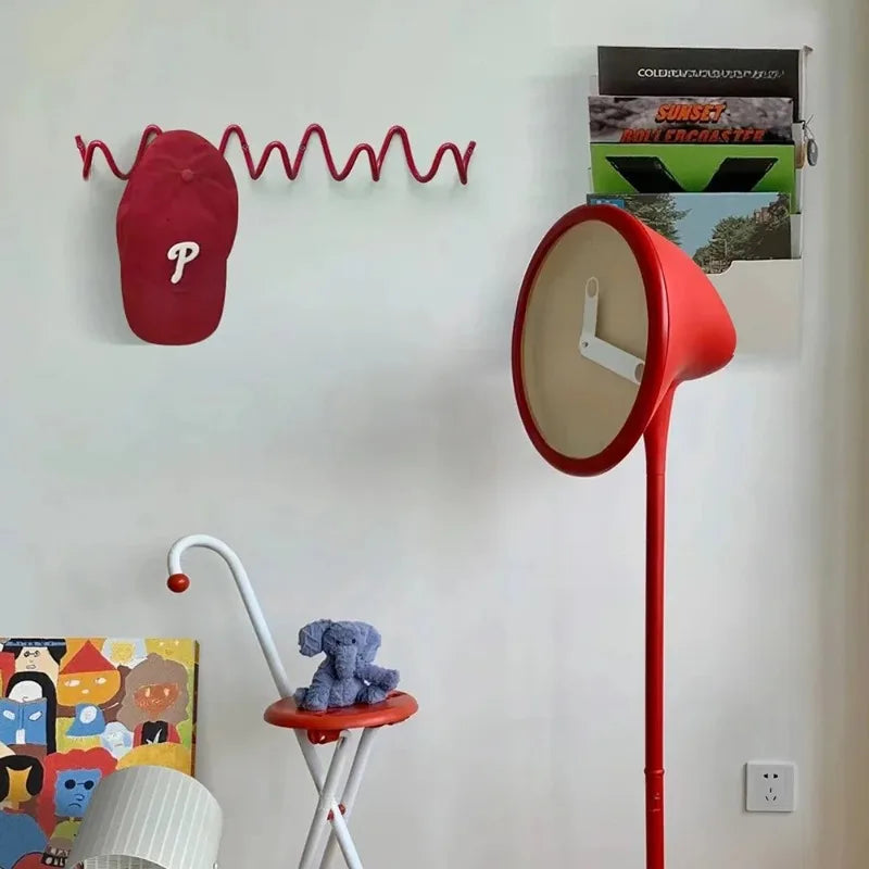 Wall Hook Rack Iron Three Hooks Space-Saving Wall-Mounted
