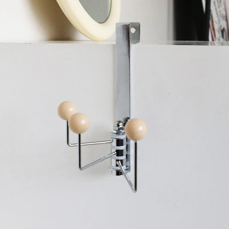 Wall Hook Set Metal Chrome Finish Over The Door
