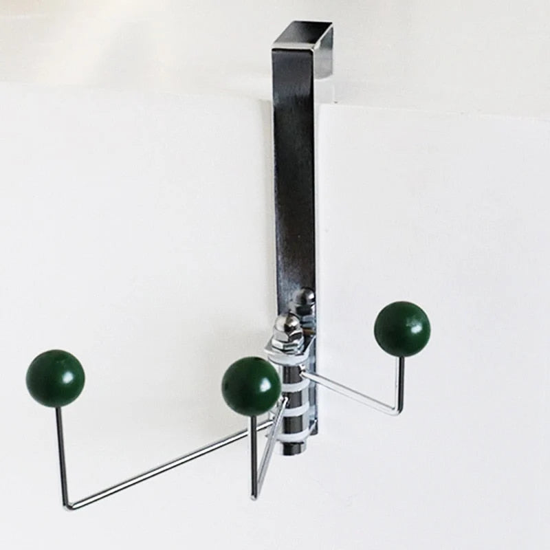 Wall Hook Set Metal Chrome Finish Over The Door