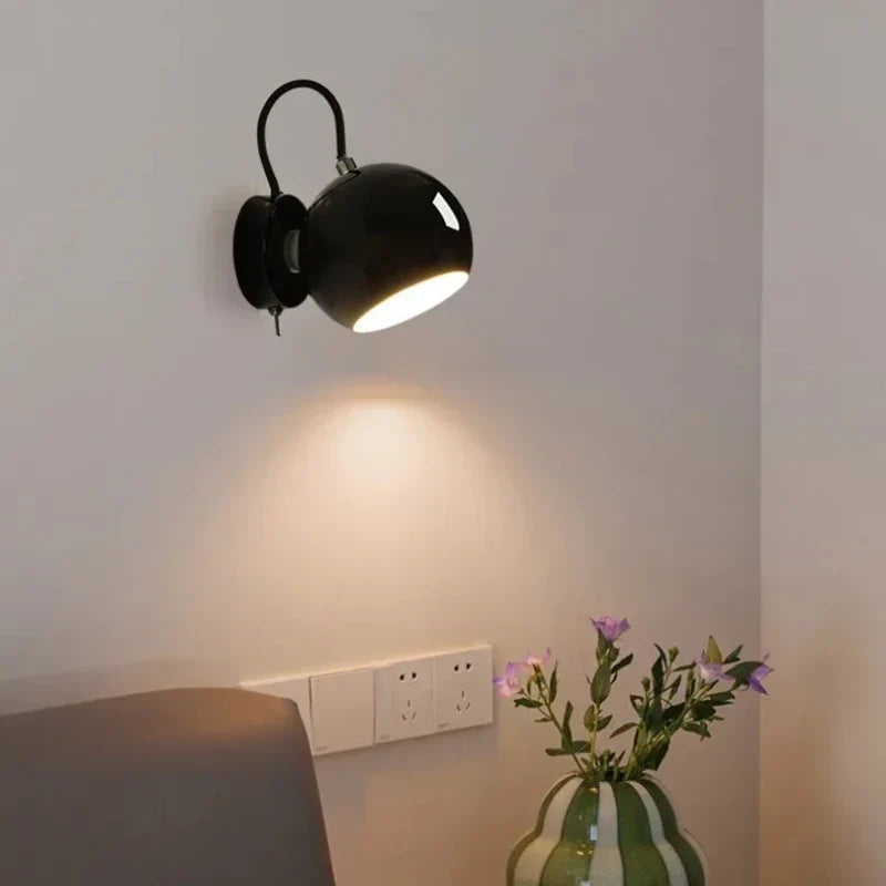 Wall Lamp Adjustable Directional Friction Pivot