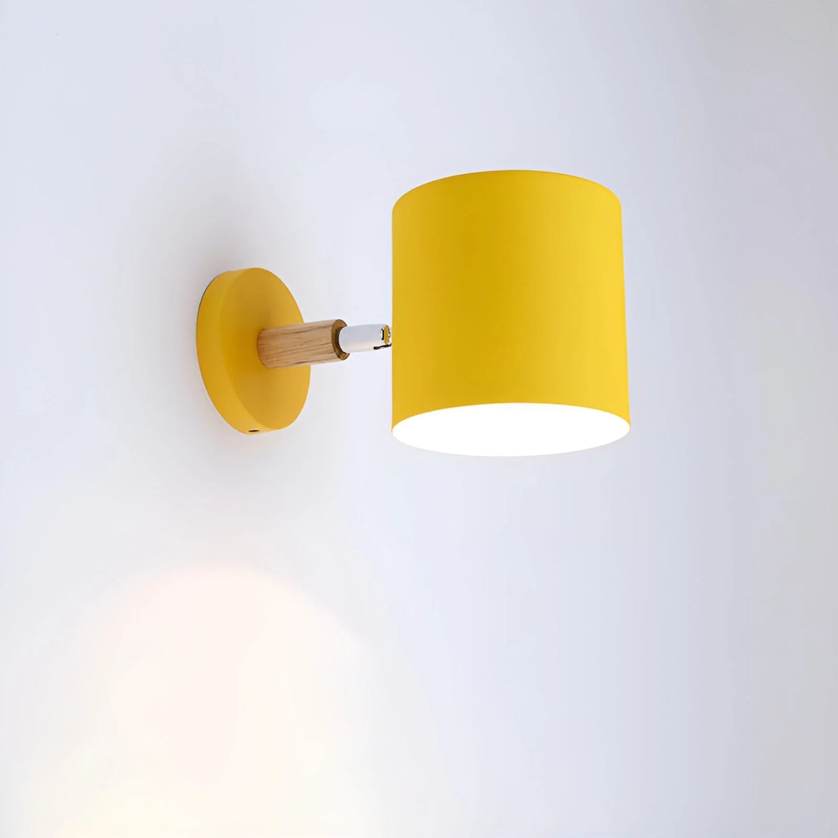 Wall Lamp Adjustable Tilting Head Pastel Shades