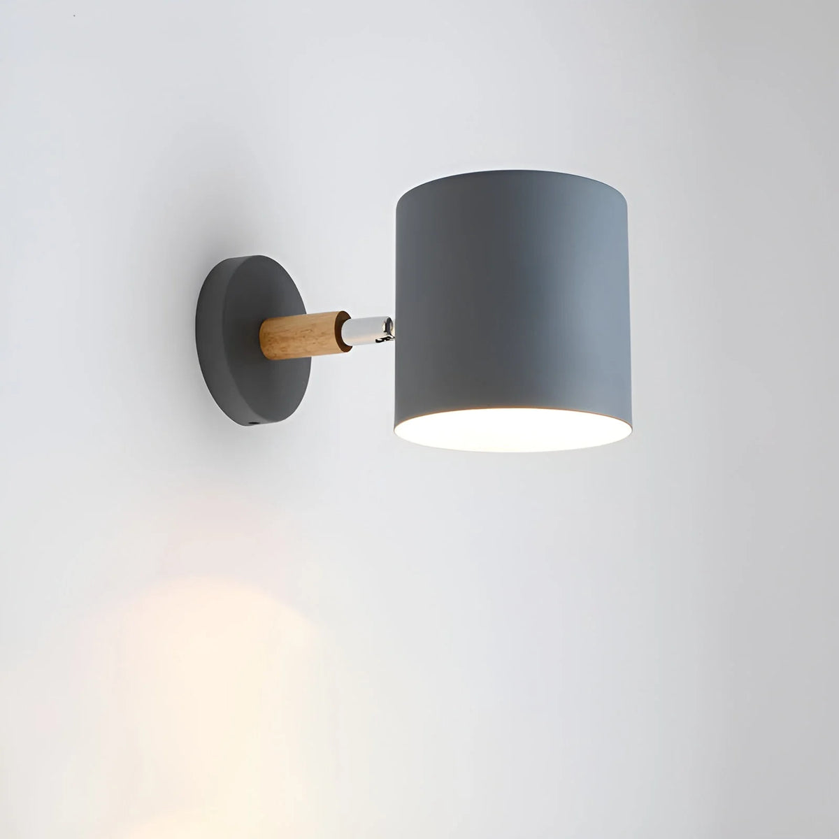 Wall Lamp Adjustable Tilting Head Pastel Shades