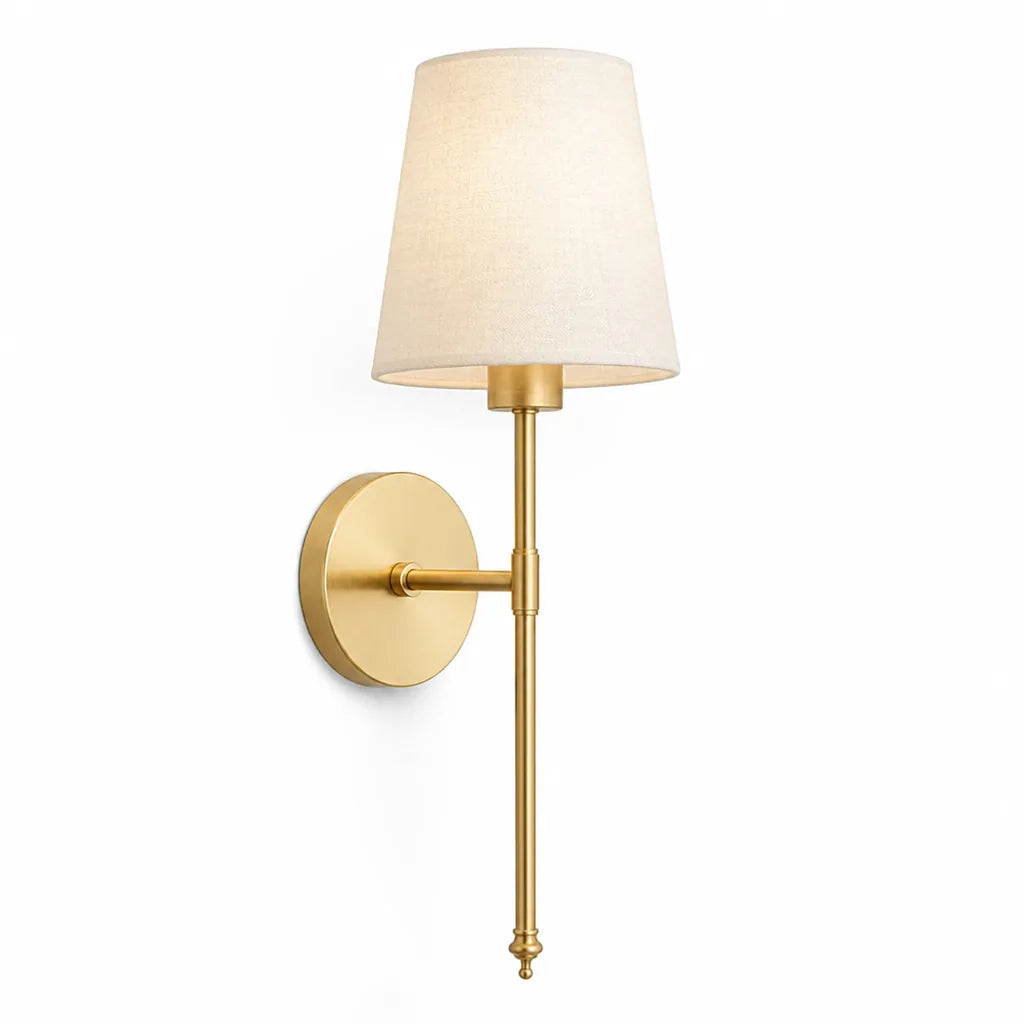 Wall Lamp Battery-Powered Remote Control No-Drill Mount