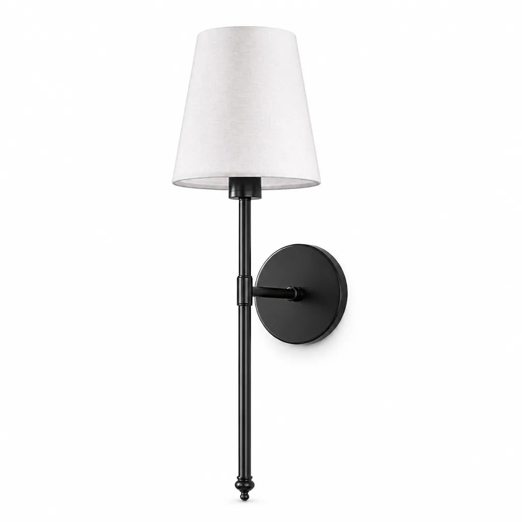 Wall Lamp Battery-Powered Remote Control No-Drill Mount