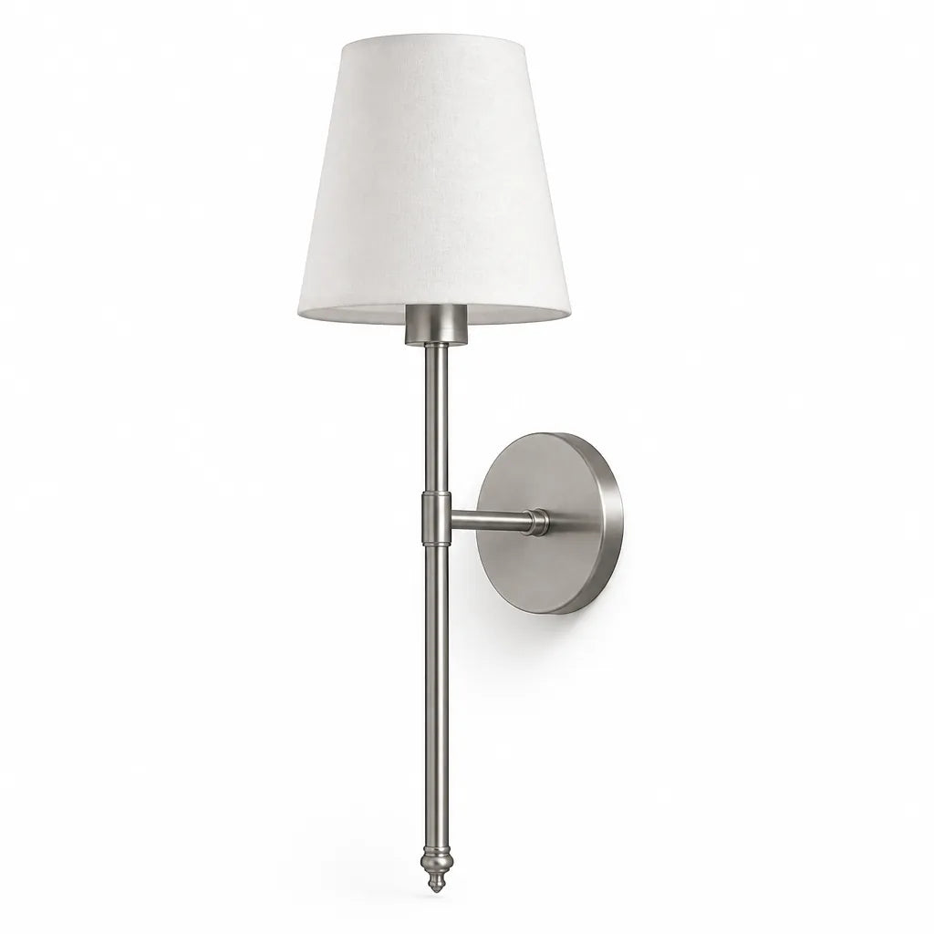 Wall Lamp Battery-Powered Remote Control No-Drill Mount