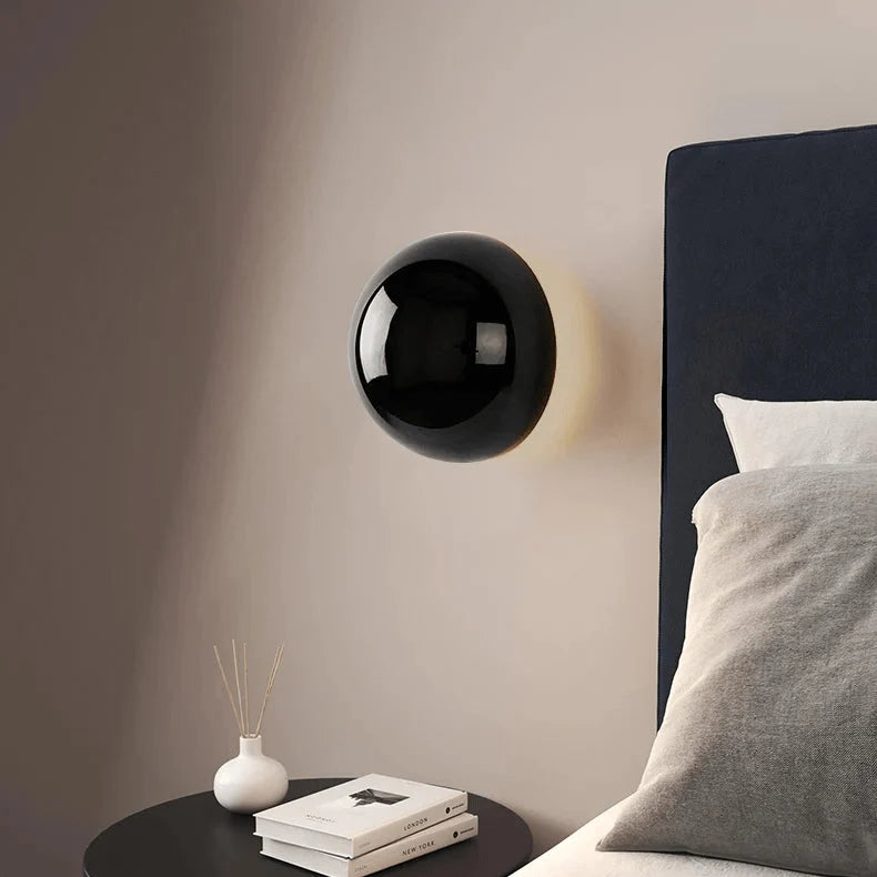Wall Lamp Crescent Indirect Light Double Disc Design