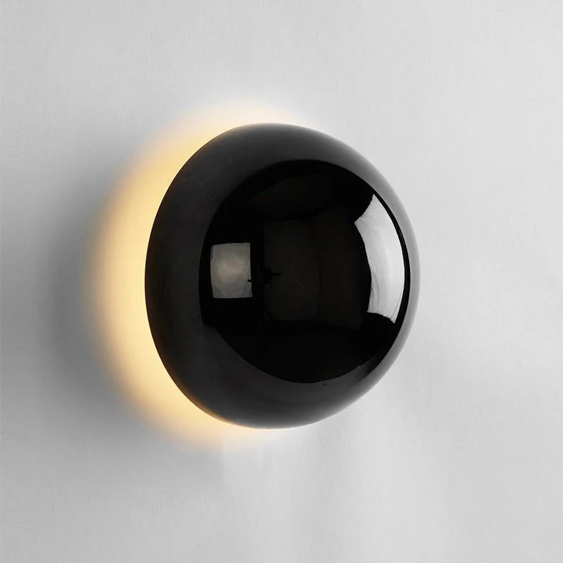 Wall Lamp Crescent Indirect Light Double Disc Design