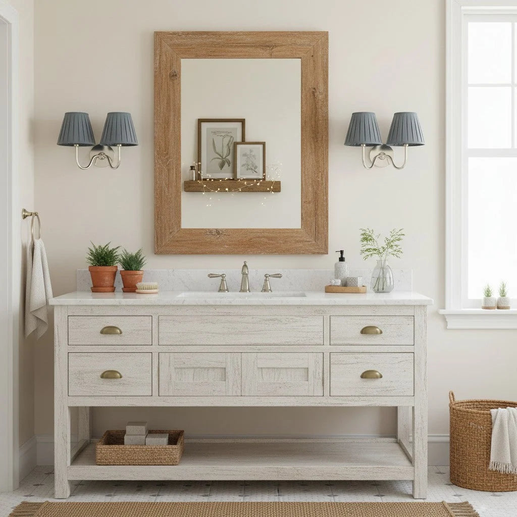 Wall Lamp Dimmable Fabric Shade Hardwired Installation
