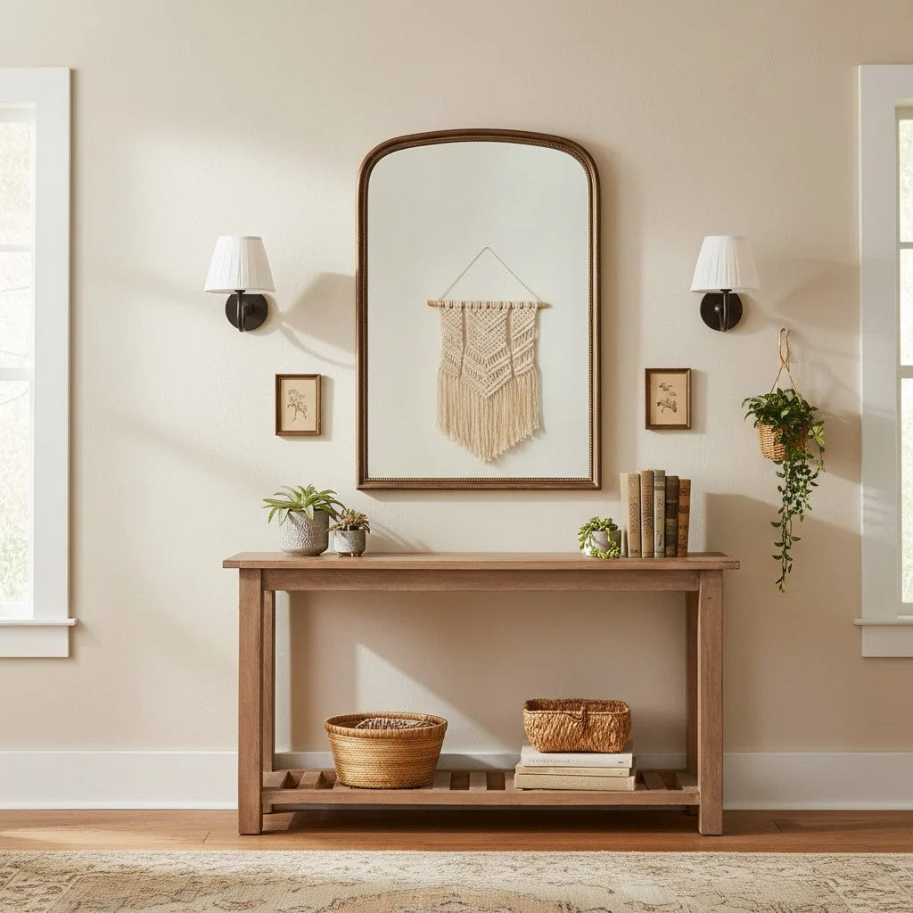 Wall Lamp Dimmable Fabric Shade Hardwired Installation