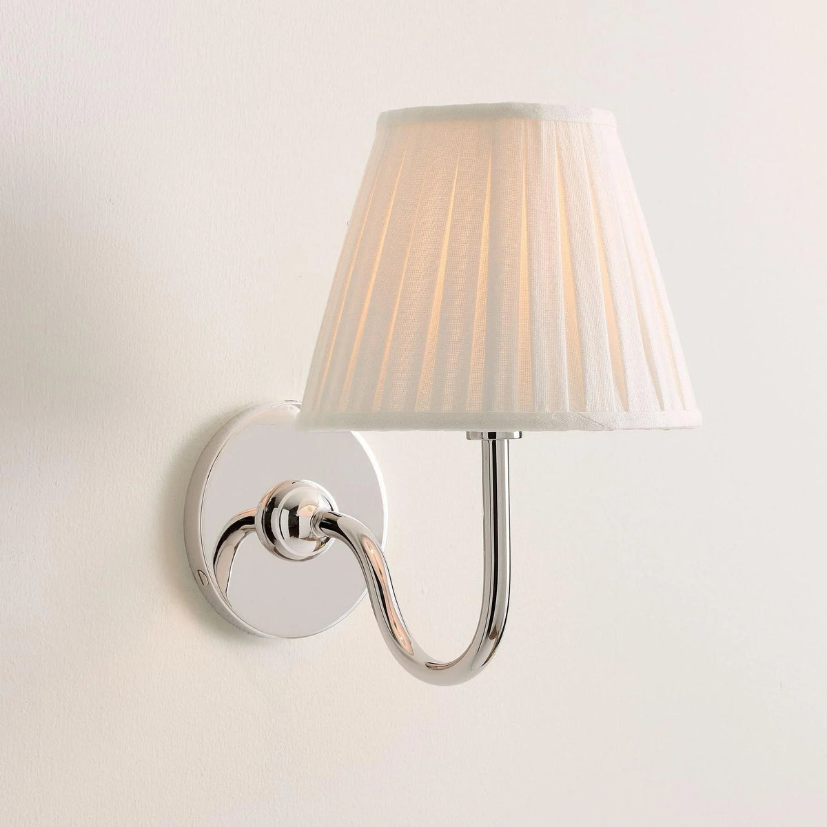 Wall Lamp Dimmable Fabric Shade Hardwired Installation