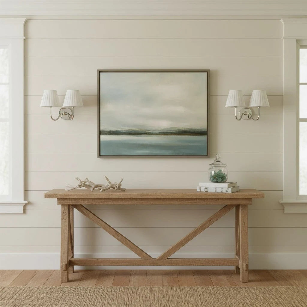 Wall Lamp Dimmable Fabric Shade Hardwired Installation