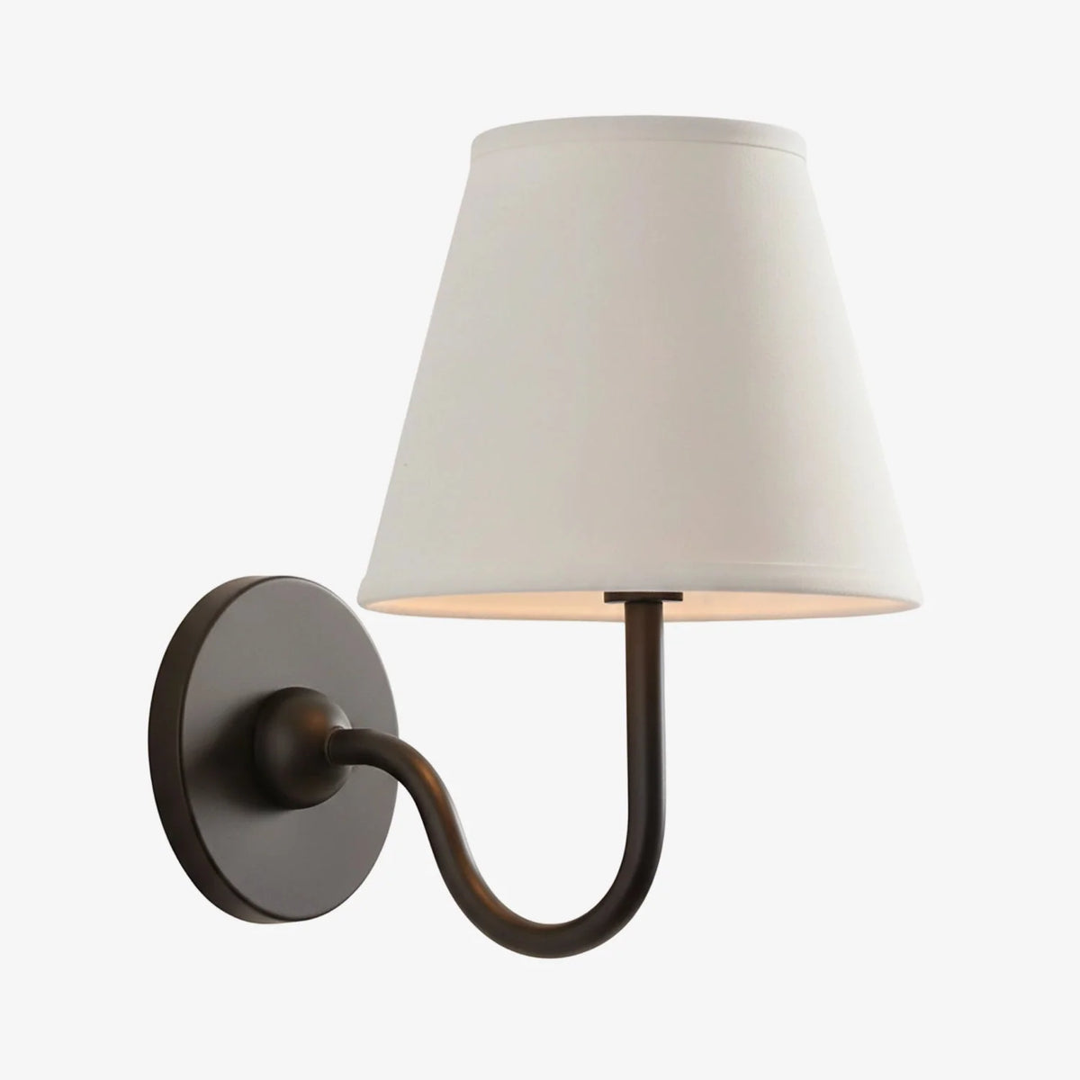 Wall Lamp Dimmable Fabric Shade Hardwired Installation