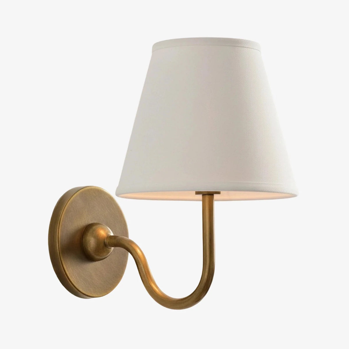 Wall Lamp Dimmable Fabric Shade Hardwired Installation